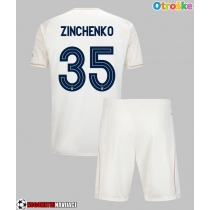 Otroške Nogometnih dresov Nottingham Forest Oleksandr Zinchenko #35 Gostujoči 2025-26 Kratki rokavi (+ hlače)